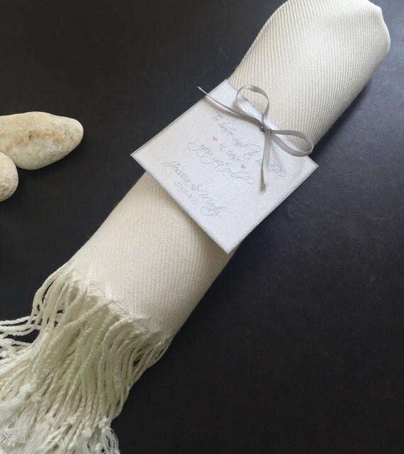 70 Pashmina handmade with a message wrap for gift AP8090