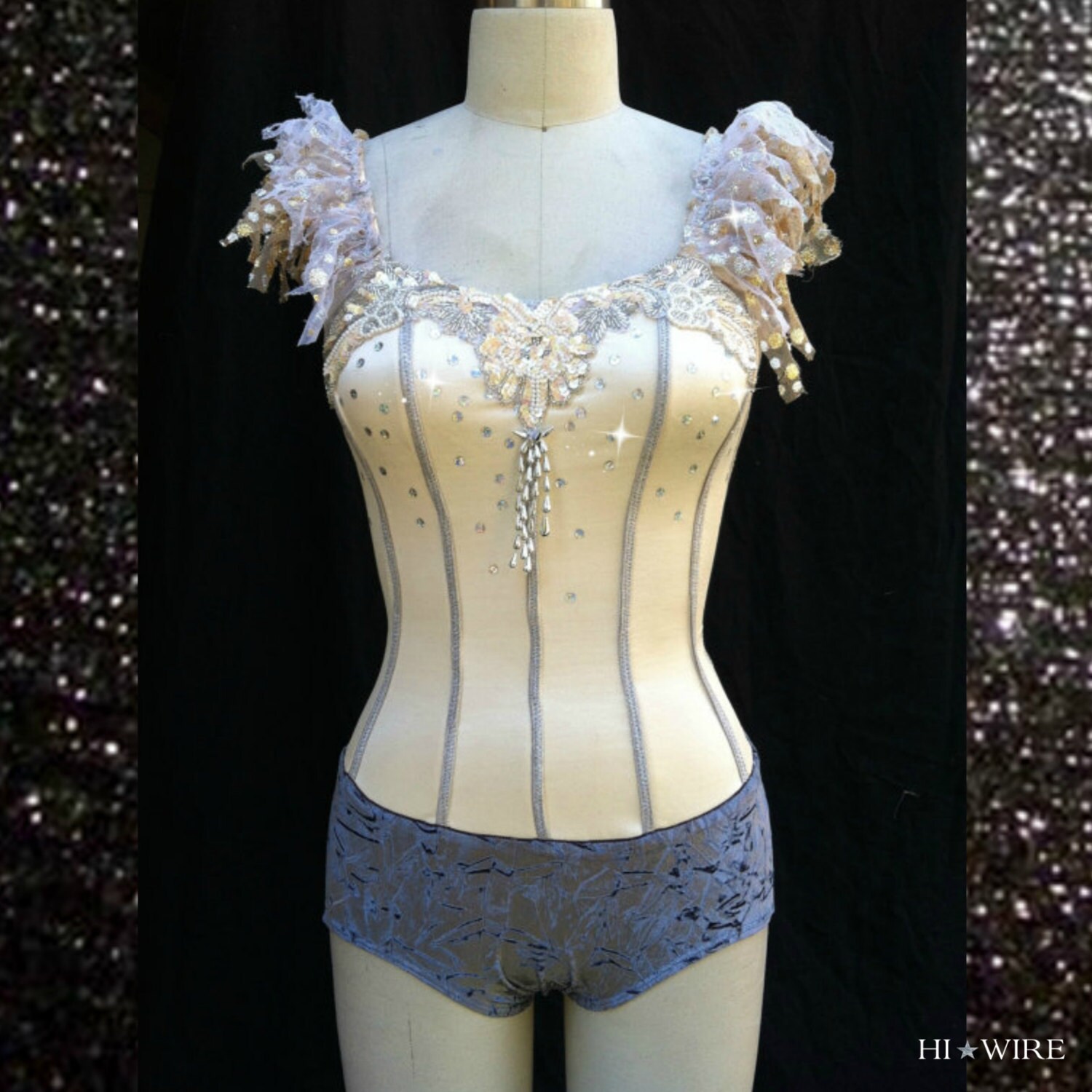 Made to order aerial costume / custom dance costume / vintage