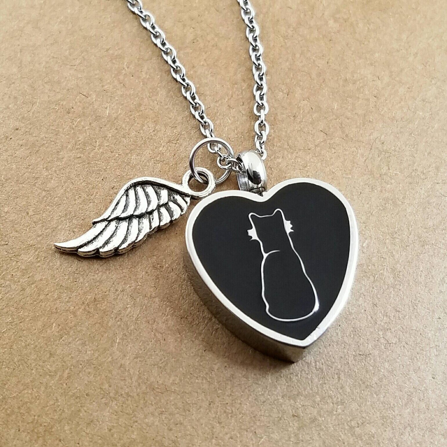 Cat remembrance necklace Clearance