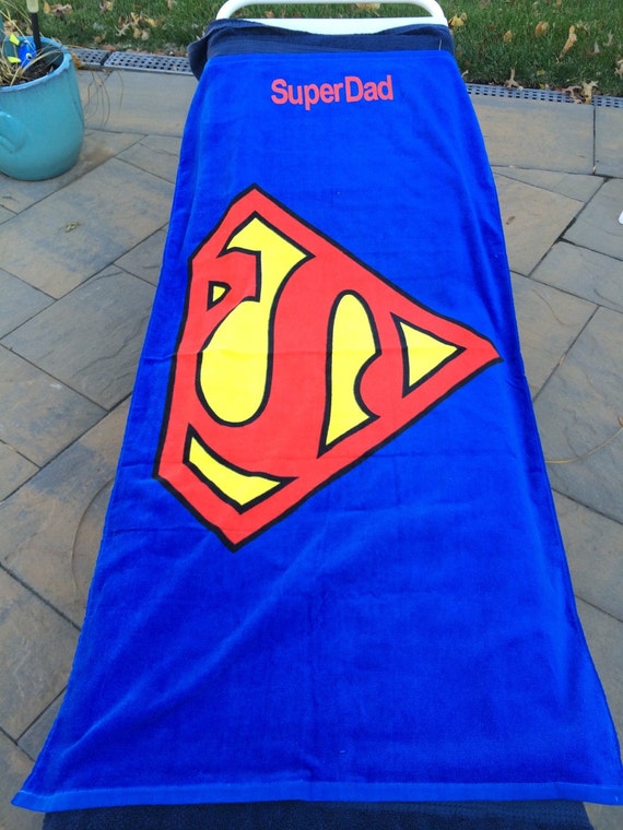 SUPERMAN Hero Beach Towel Personalized Beach Towel