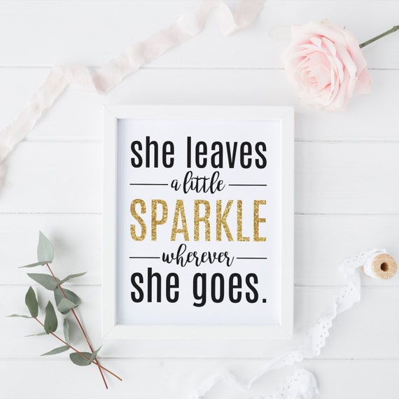 she leaves a sparkle quotes