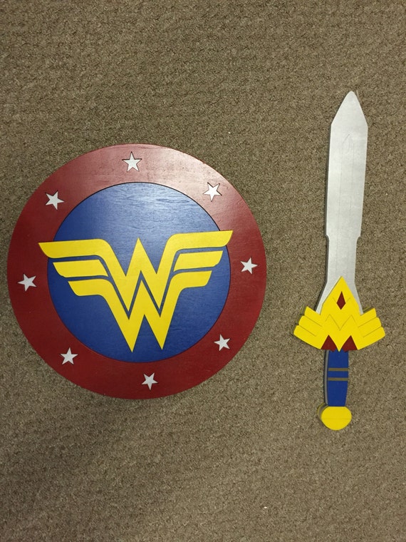 wonder woman toy sword and shield