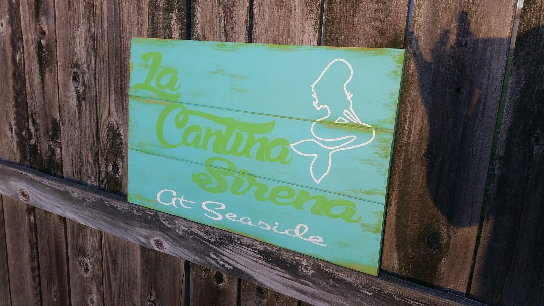 Mermaid Signs Beach Signs Custom Signs Painted Signs Pool