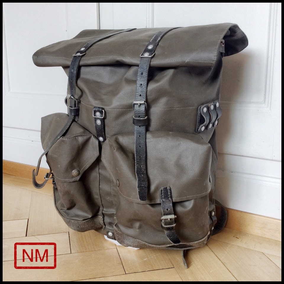 Vintage Swiss Army Backpack Rucksack of the Swiss Military
