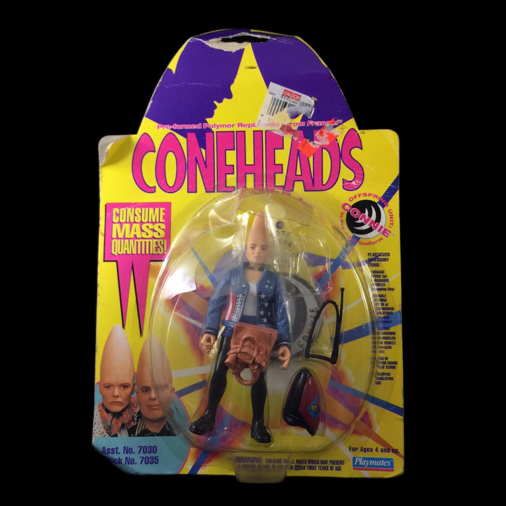 Vintage 1993 Coneheads Action Figures Beldar Connie 