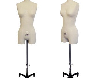 New Lingerie and Bridal Professional Dress Form Mannequin (w/ Pole in Middle) - Dressmaker Mannequin for Sale - FREE SHIPPING!