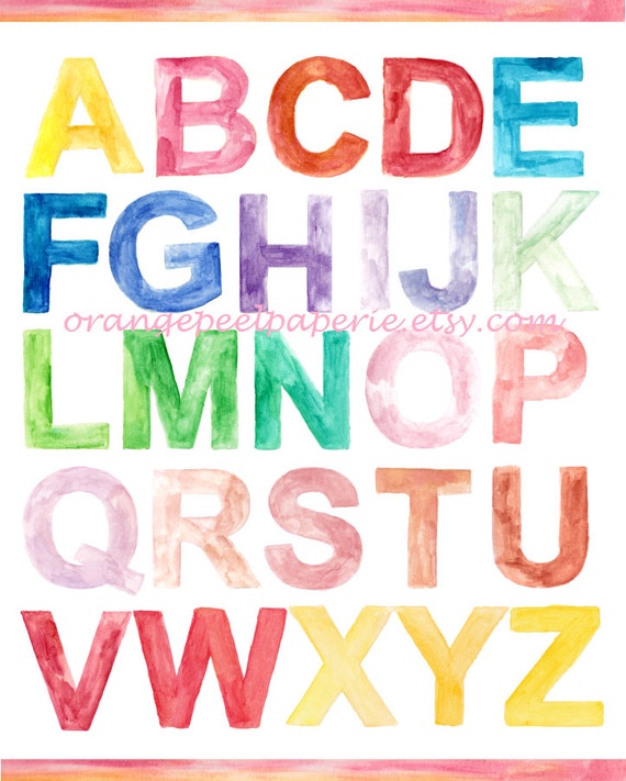 alphabet to print alphabet printable alphabet art nursery