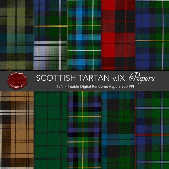 Scottish Tartans /Highland Clan Campbell by CornucopiaArtDesign