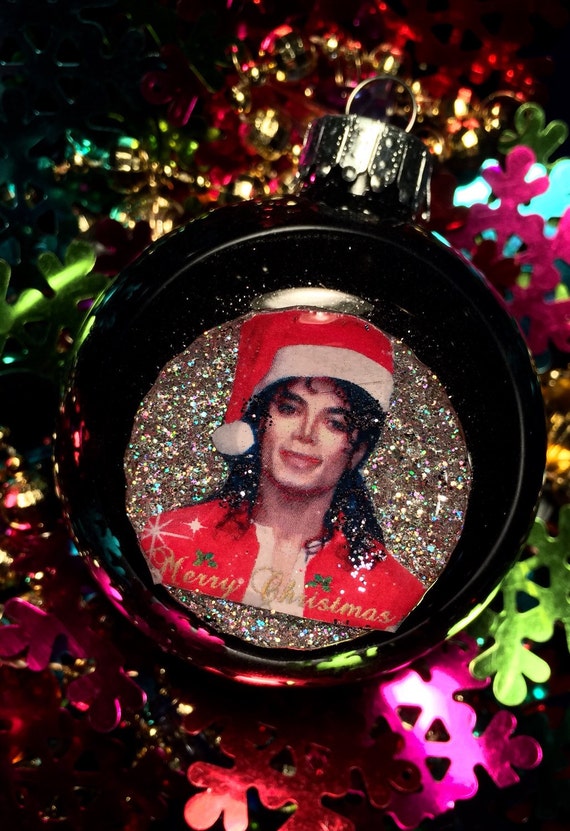 michael jackson glass glitter christmas ornament by michael jackson glass glitter christmas ornament by