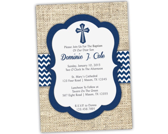 Boy Communion Invitations 7