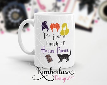 hocus pocus mug | book mug | witch mug | halloween mug | sanderson sister | winifred | winnie | sarcastic mu