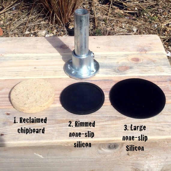 Table Leg Floor Protectors or Glass top Mounting by RatAndPallet