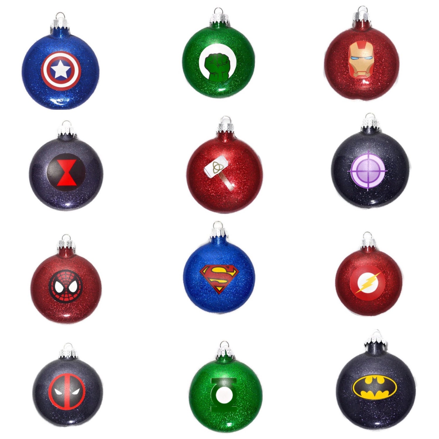 marvel christmas balls