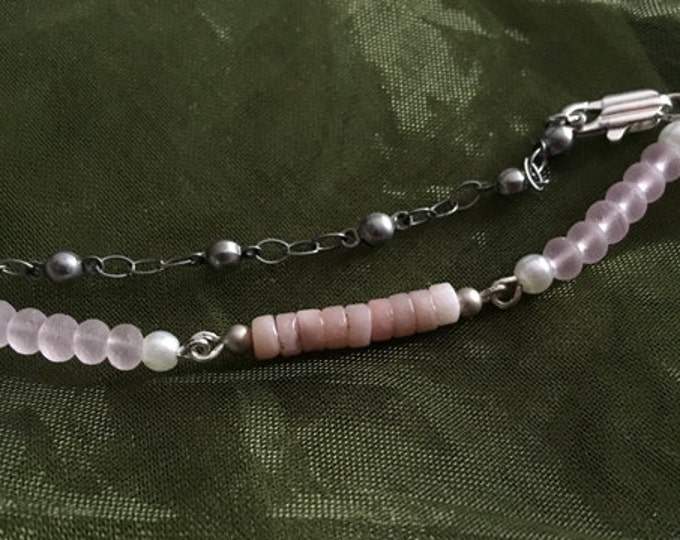 Peruvian Pink Opal Bracelet