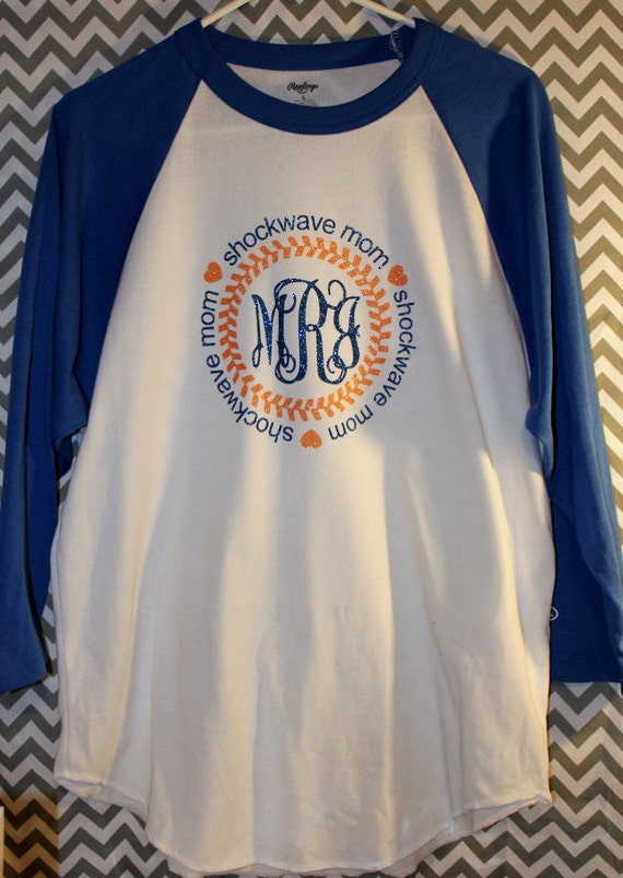 monogram baseball shirt