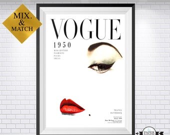 Vogue, Vogue poster, Vogue print, Vogue home decor, Vogue wall art,