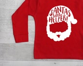 santas little helper t shirt