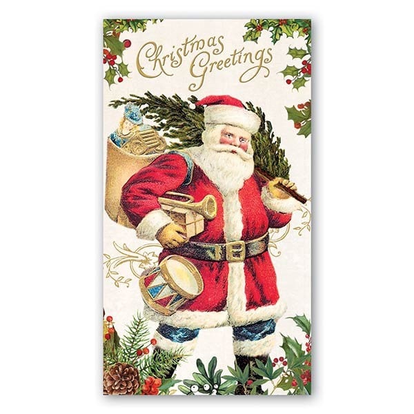 Christmas NAPKINS Santa Napkins Victorian Christmas Napkins