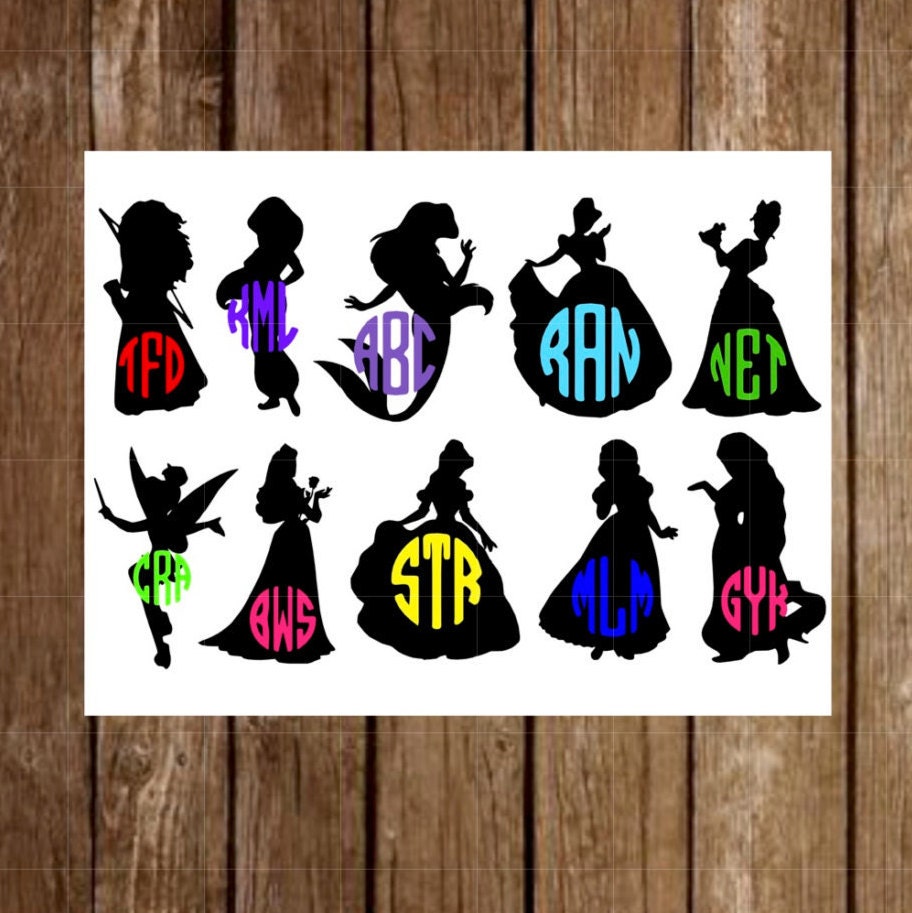 Magic Band Decals Princess Decals Disney Band Decals