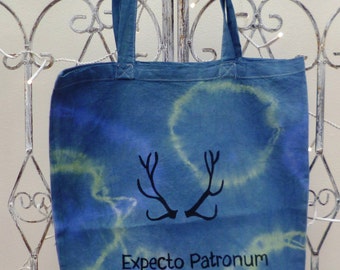 HARRY POTTER Tie Dyed, Tote Bag- 'Expecto Patronum'