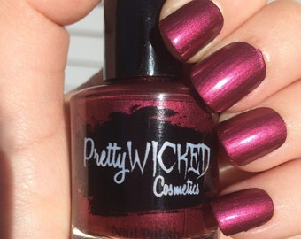 Berry Nail Polish, Sabrina Polish, Cranberry Nail Polish, Pink Nail Polish, Purple Nail Polish, Reddish Purple Nail Polish