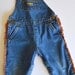 Vintage Cowboy or Cowgirl Oshkosh Overalls with Suede Fringe / Baby Overalls