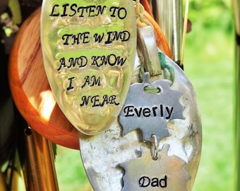 MELODY from Heaven Memorial garden wind chime gift after loss custom gift loss of loved one family in memory of