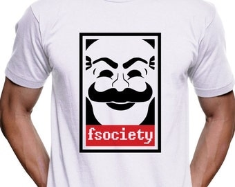 Fsociety T-Shirt - Inspired by Mr. Robot - Evil Corp Corporation Allsafe Cybersecurity