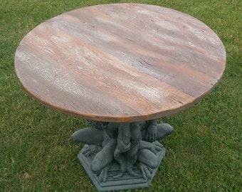 32" Reclaimed Barn Wood Table Top