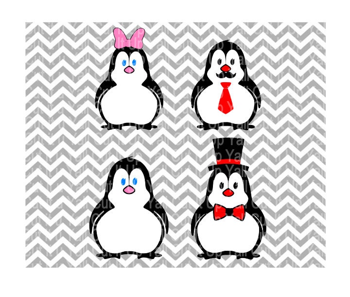 Download Penguin Svg-Png Dxf Fcm Cutting Files For by CutItUpYall ...