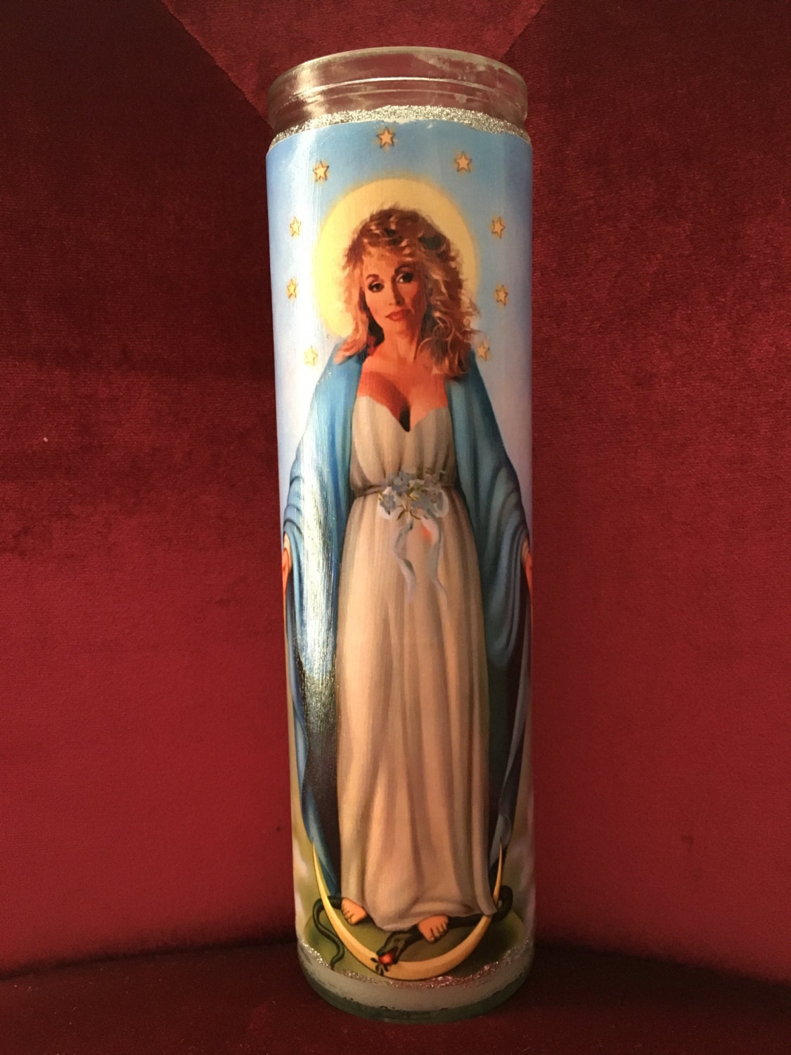 Saint Dolly Prayer Candle