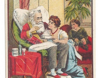 Ridge's Food Victorian Trade Card: Elderly Man