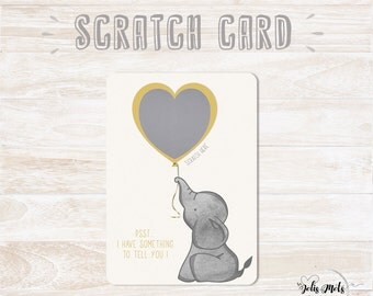 ENGLISH VERSION - Scratch Card - Would youwant to be my godmother/godfather ?