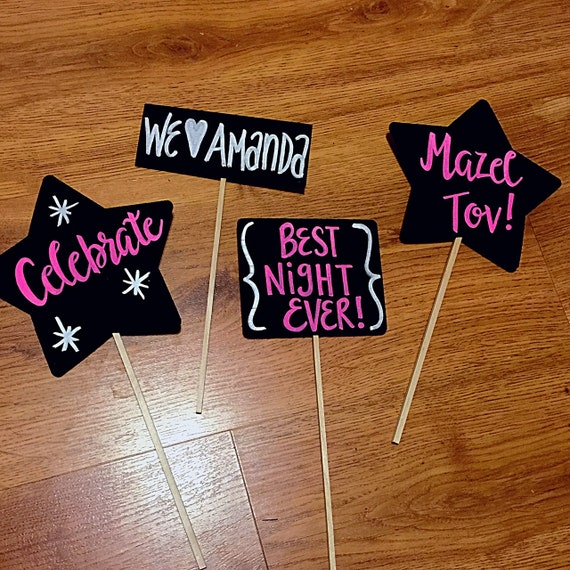 Items similar to Personalized photo props, birthday, anniversary