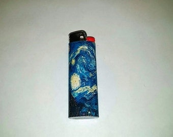 Custom Van Gogh Starry Night Lighter