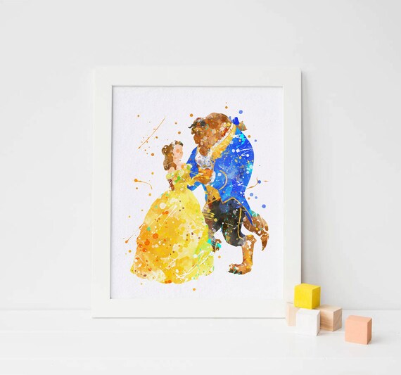 Beauty and the beast wedding, beauty and the beast party, beauty and beast, disney beauty beast print, the beast poster, the beast wall art Il_570xn