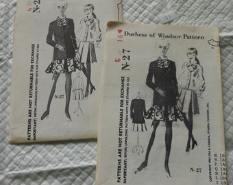 Vintage 70's Spadea new, UNCUT, UNPRINTED Duchess of Windsor Pattern N-27