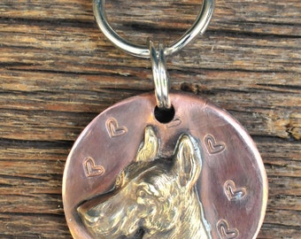 dog tag, dog name tag, personalized dog tag, pet name tag, dog id tag, unique dog tag, metal dog tag, Great Dane dog tag, large dog tag, pet