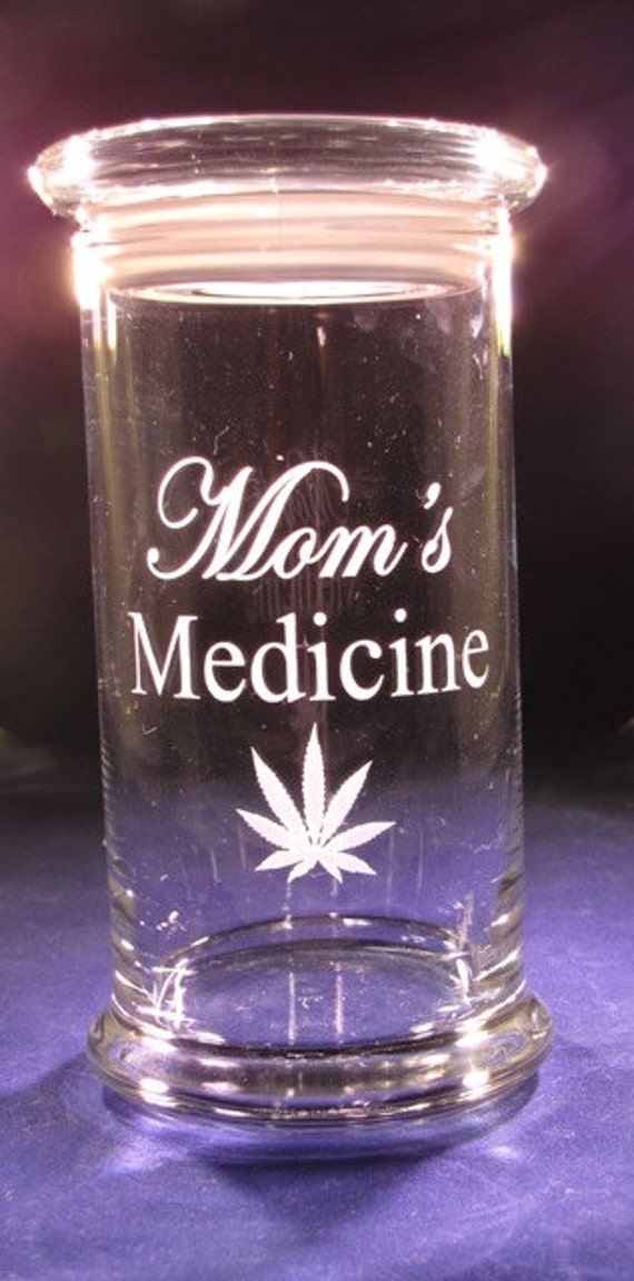 Cannabis Jar Custom Engraved Marijuana Jar Marijuana Jar