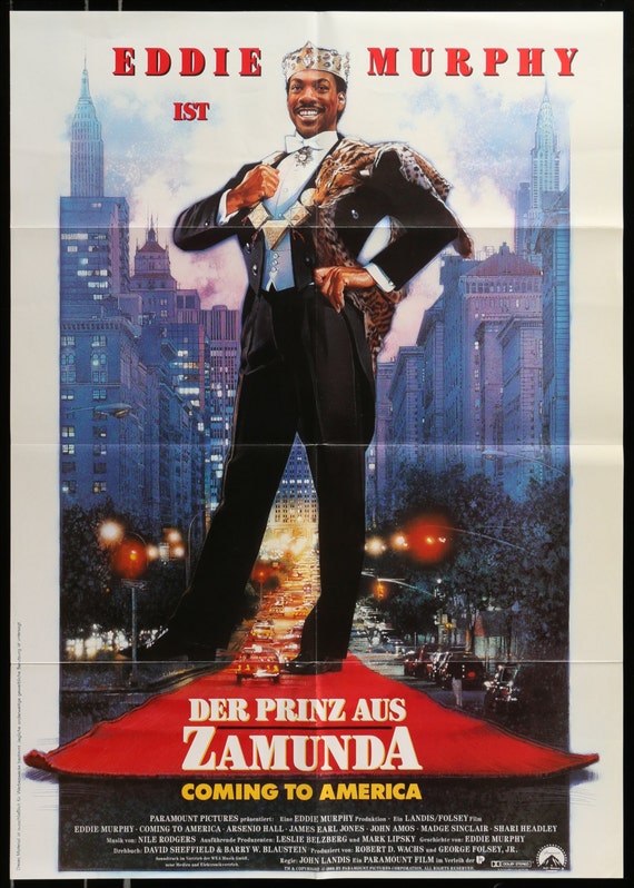 Items similar to Coming to America (1988) Vintage German ...