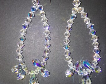 AB Crystal Hoop Earrings