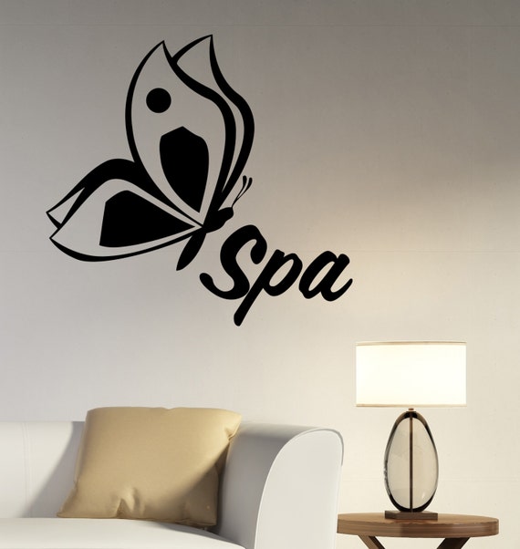 Spa Logo Wall Decal Window Vinyl Sticker Massage Therapy