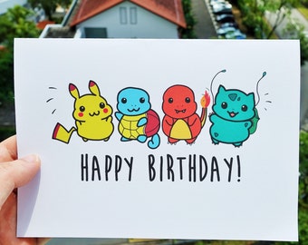 Pokemon Birthday Card!
