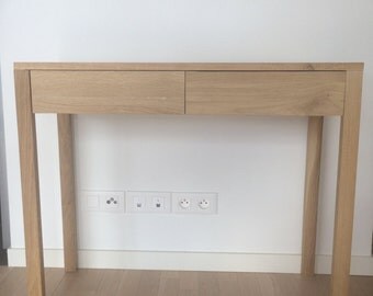 Oak desk/Console
