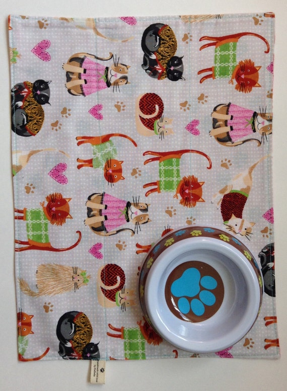 FREE SHIPPING Cat Placemat Absorbent Placemat for Pet