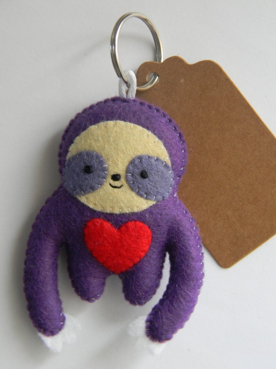 ty sloth keychain