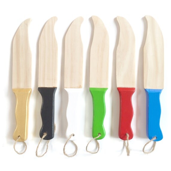 Kids Toy Knife Wood Knife Wooden Knives Classic Toys