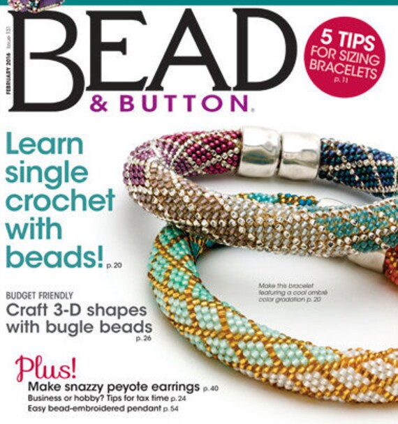 Single Crochet with Beads Ombre Bracelet Kit as by CandiceSexton