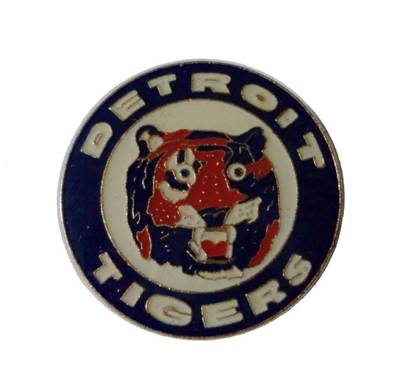 Detroit TIGERS vintage enamel pin lapel cloisonne Baseball MLB