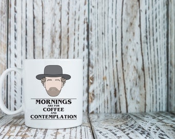 Mornings Are For Coffee and Contemplation | Stranger Things | Jim Hopper | Television | Coffee Mug